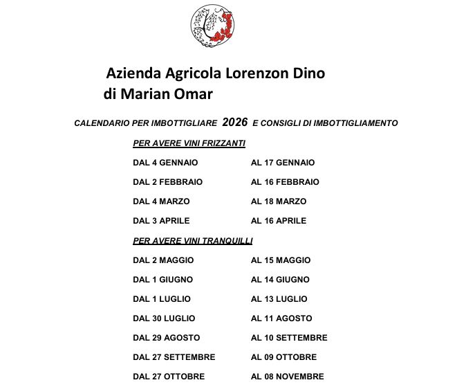 calendario 2026